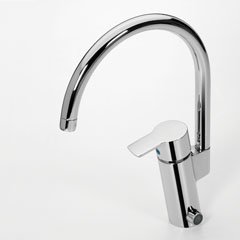 Oras Köksblandare med avstängning, 6 V Cubista 2839F