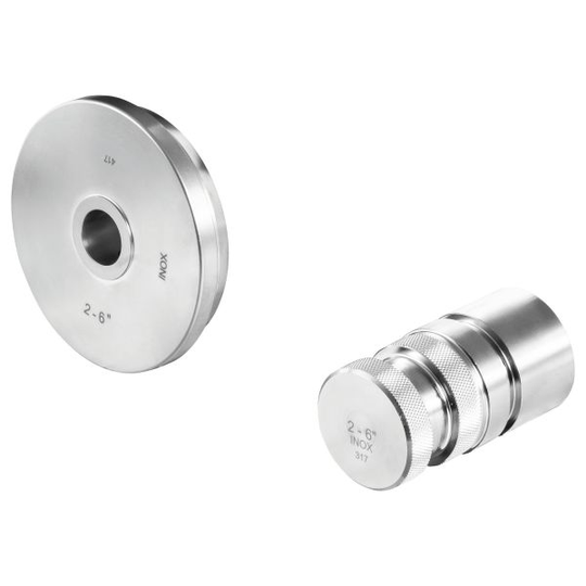 REMS INOX Spårrulle för rillanordning DN 25–300, par 2 - 6"