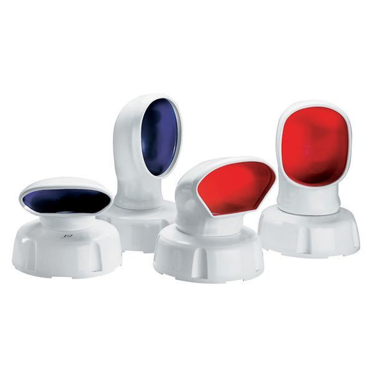 Plastimo Doradeventil med box, Låg, ø60mm, PVC-plast, Blå/Vi