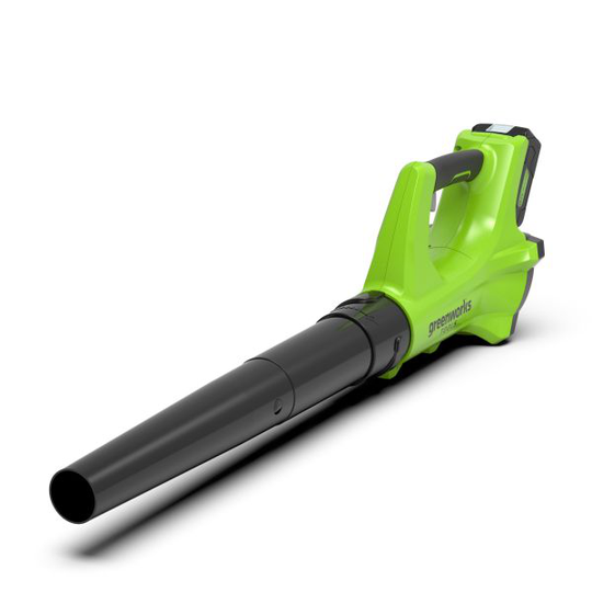 Greenworks G24ABK2 Lövblås med batteri och laddare