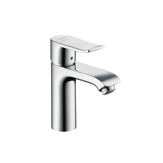 Tvättställsblandare Hansgrohe Metris S 110 Låg med lyftventil