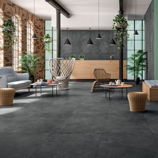 Klinker Marca Corona Street Dark Svart 15x15 cm