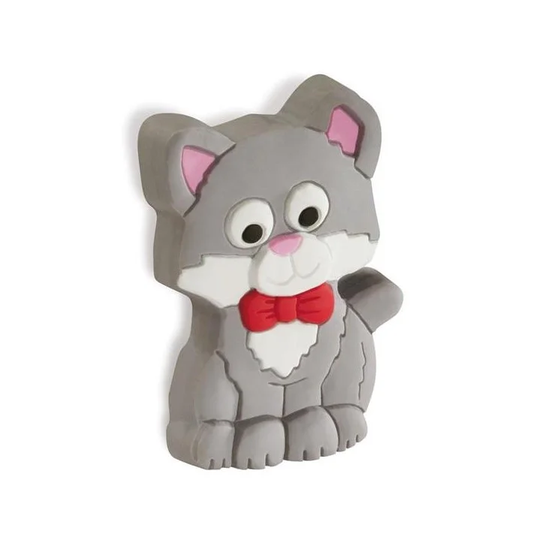 Linfalk Knopp katt, gummi S158-51-00