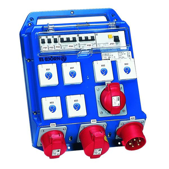 El-Björn U 32Midi//431-1 EN SEFI Uttagscentral 32A, IP44