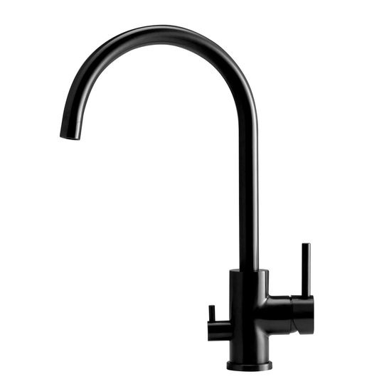 Primy Köksblandare med diskmaskinsavstängning Steel Curve Shadow D