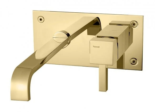 Tapwell Tvättställsblandare Box BOX006 Rettangolo Mässing