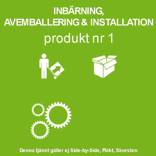 Inbärning Avemballering Installation, produkt 1