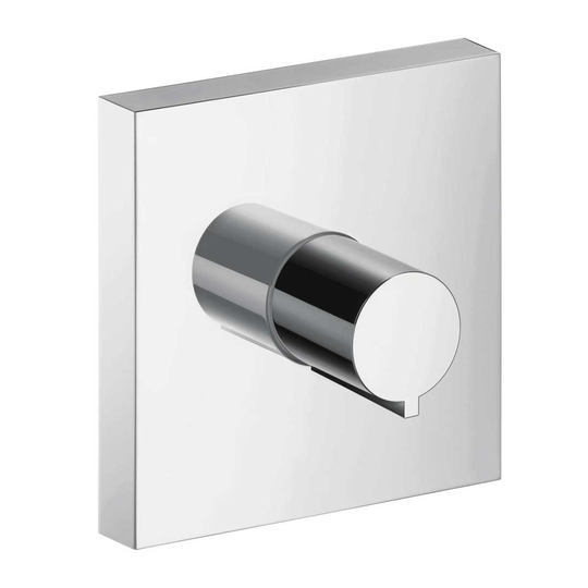 Färdigset Axor ShowerCollection till Avstängningsventil 120/120 Square