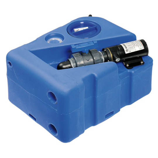 Septiktank 40l med 24v Macerator-pump 50x39x30cm