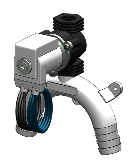 Vakuumventil solenoid 19 mm vit