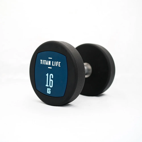 TITAN LIFE Hantel Dumbbell PU - 16 kg