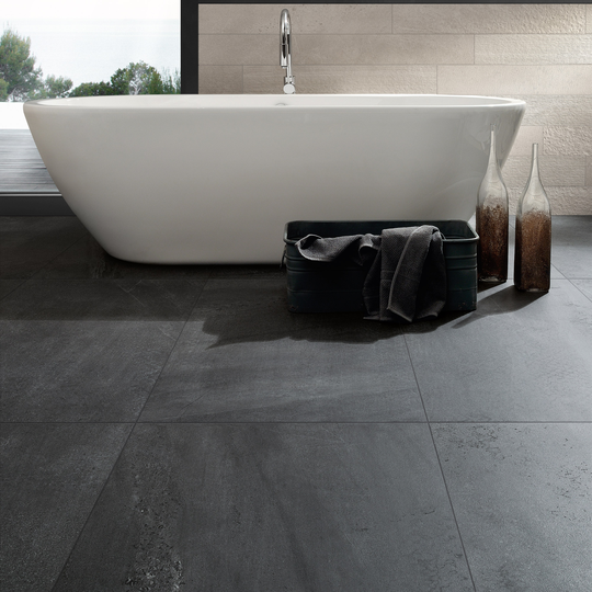 Klinker Coem Ceramiche Brit Stone Graphite Grå 30x60 cm Matt