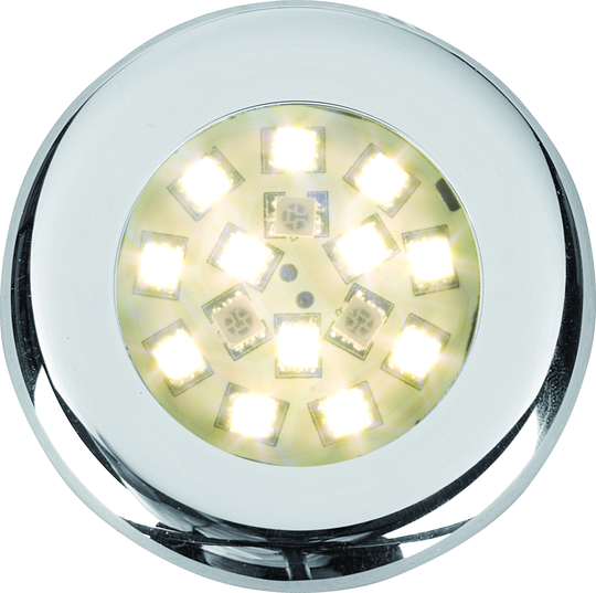 Nova smd led, krom, rött/vitt ljus