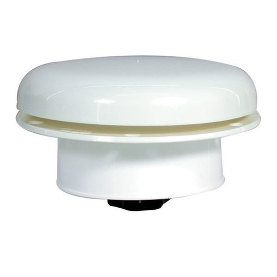 Ventilator med Insektsnät, Vit, Plast, Ø152 mm