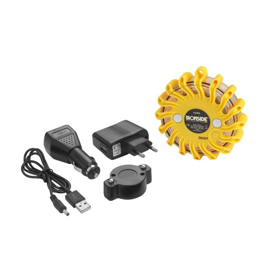 Ironside 422083 Varningslampa med batteri och 12V-laddare
