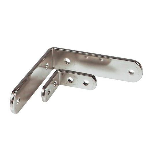 Vinkelbeslag 30x30mm Bredd 18mm RF Stål
