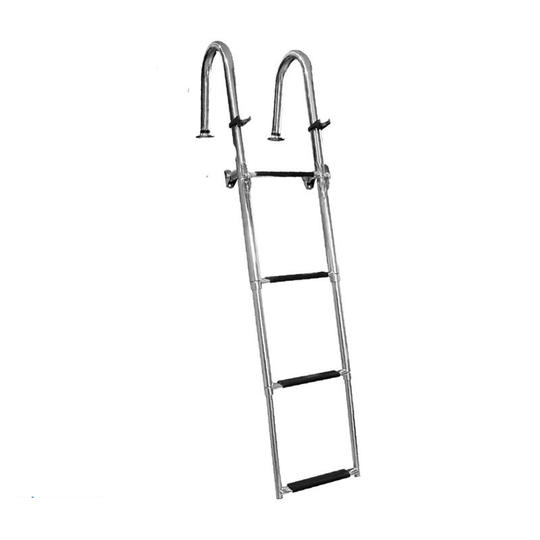Stege uppf, 1420 mm, 4 steg, med handtag och universalfästen