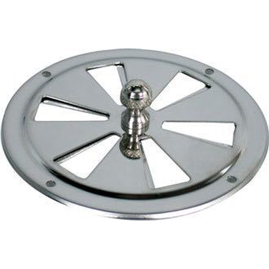 Rund Butterfly Ventilator Ø127 mm, RF Stål