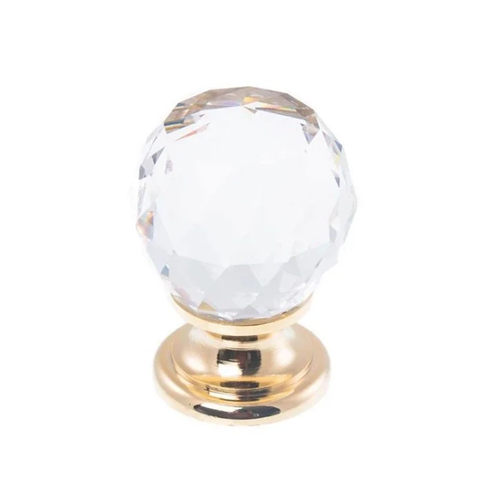 Linfalk Knopp kristall/gold plated 9992-30-300G