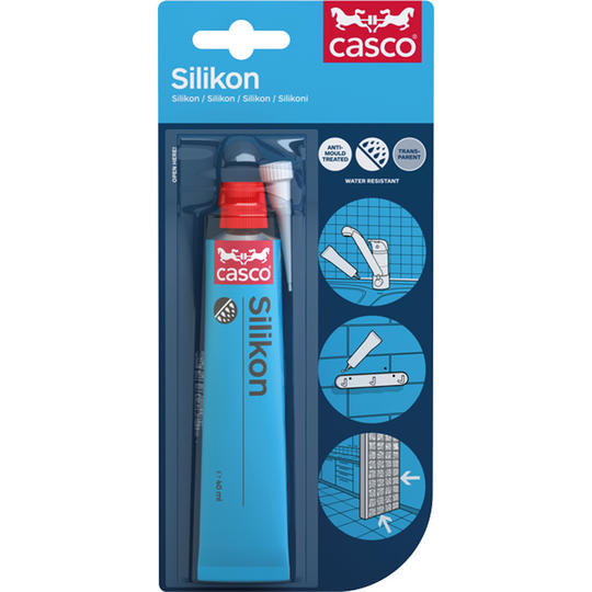 Casco Silikontube 40 ml, Transparent