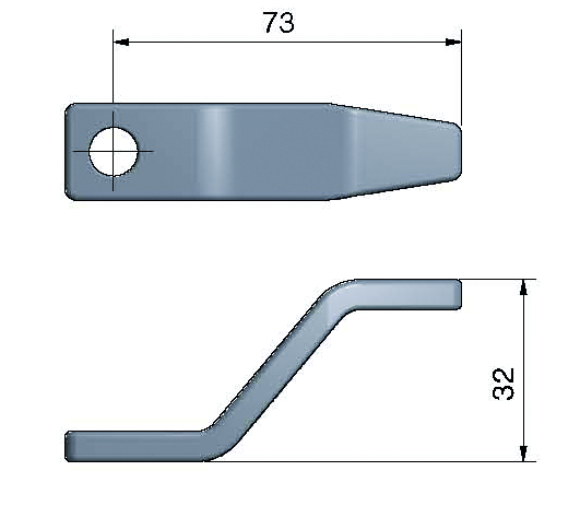 Regel 2,5 lång, high