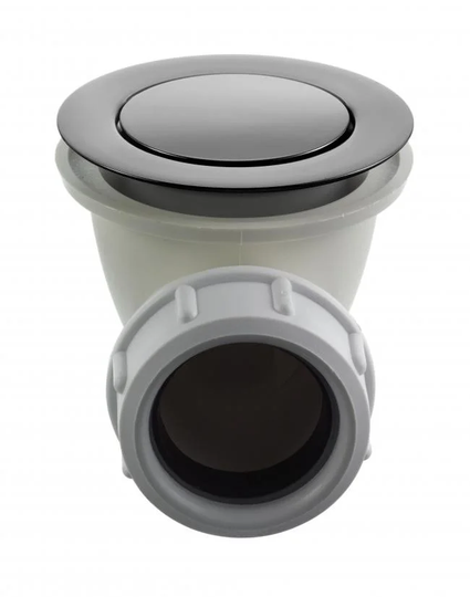 Tapwell Bottenventil 22200 För Badkar Black Ckrome