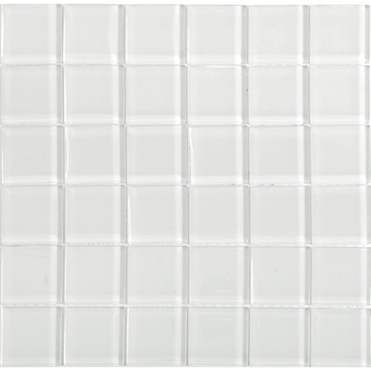 Kristallmosaik Arredo Blank Vit 4,8x4,8 cm