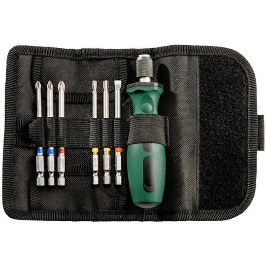 Metabo 626723000 Bitssats 6 delar, med handtag och väska