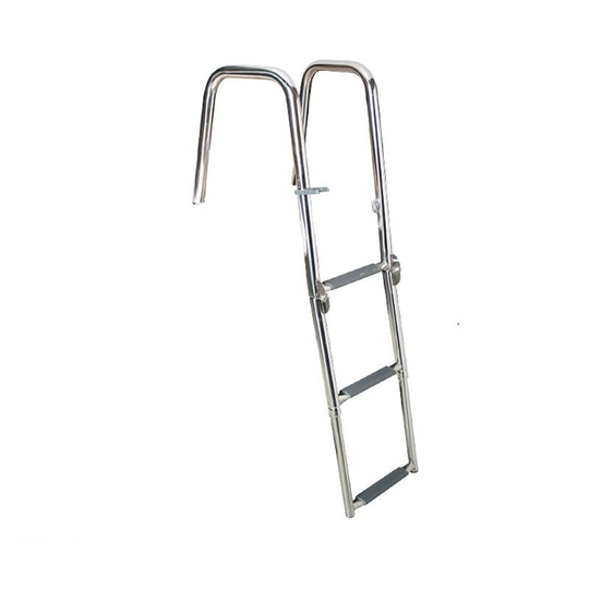 Stege för peke, uppfällbar m handtag, 3 steg, 1120 mm