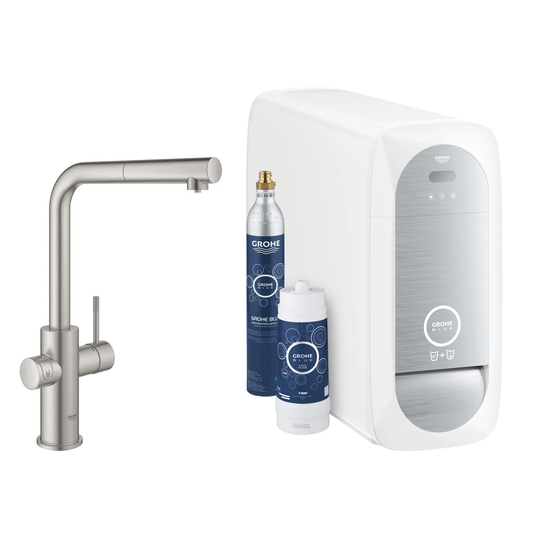 Grohe Köksblandare Blue Home 31539DC0 L-PIP Trådlöst Supersteel