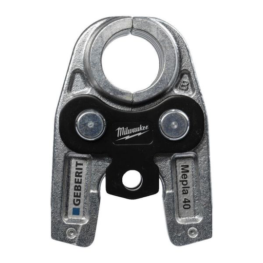 Milwaukee Geberit J12-G40G Pressback G-profil 40 mm