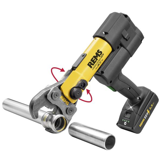 REMS Akku-Press 22 V ACC Pressmaskin med L-BOXX, batteri och laddare