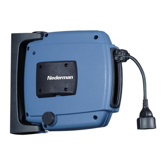 Nederman 30700420 Kabelvinda med hona, 12 m, 3Gx1.5