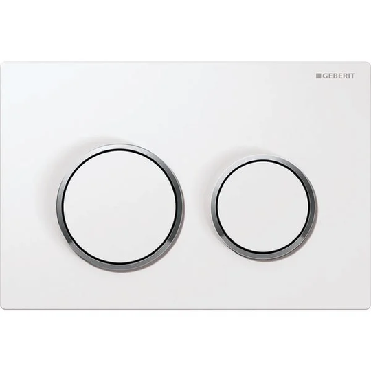 Geberit Spolknapp Omega20 För Dubbelspolning Vit