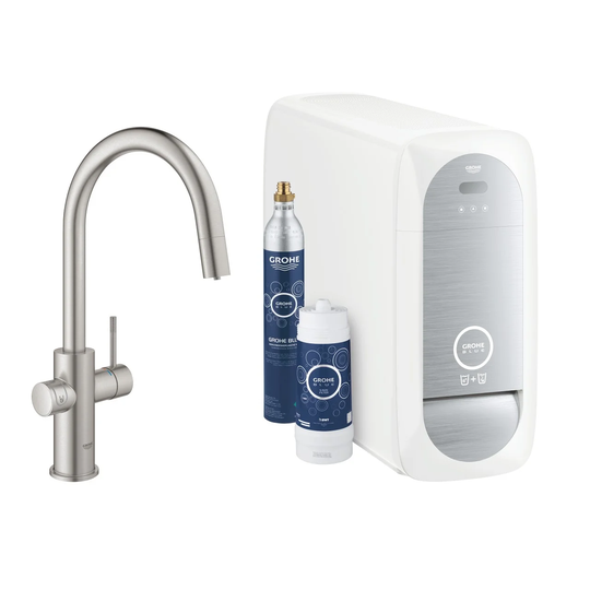 Grohe Köksblandare Blue Home 31541DC0 C-PIP Supersteel