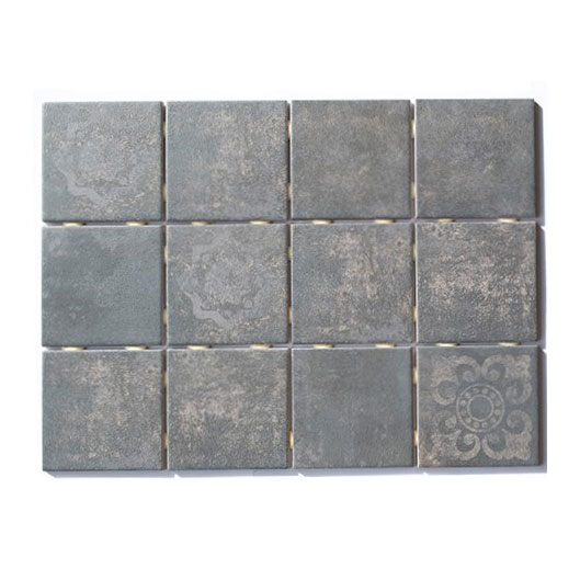 Klinker Arredo Roma Antracitgrå 10x10 cm