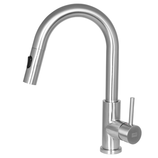 Köksblandare Strand Stainless Solid SO-1404 med Utdragbar Pip