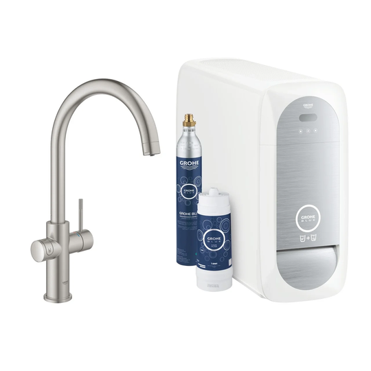Grohe Köksblandare Blue Home 31455DC1 C-PIP Supersteel