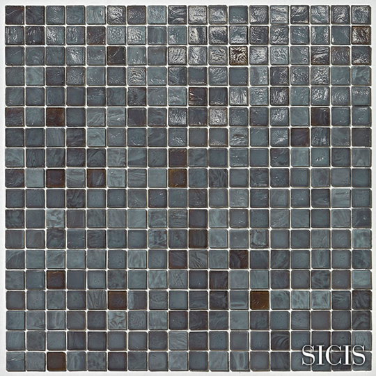 Kristallmosaik Sicis Natural Mud Grå 1,5x1,5 cm