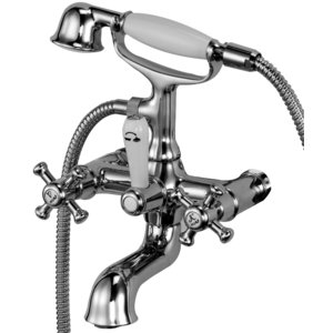 Mora Classic - Badkarsblandare med handdusch - Krom