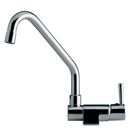 Barka S.R.L ML1100 Blandare Fällbar 3/8'' BSP Kromad Mässing