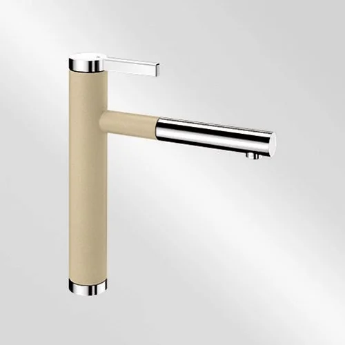 Blanco Köksblandare Linee S Silgranit-look - Silgranit-look Champagne / Krom