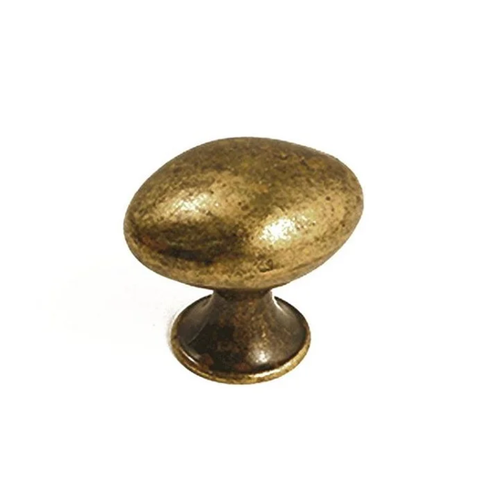 Linfalk Knopp oval gammal antik 5340-19