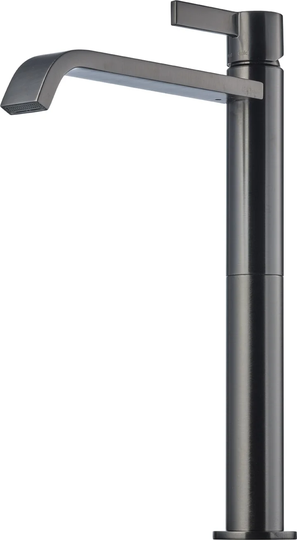 Tapwell Tvättställsblandare ARM081 Hög Borstad Black Chrome