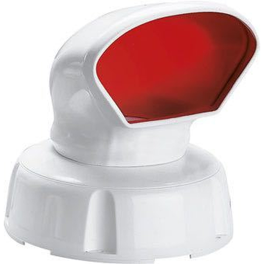 Plastimo Doradeventil med box, Låg, ø80mm, PVC-plast, Blå/Vi